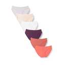 Amazon Essentials Women's Cotton Bikini Brief Underwear, Pack of 6, Neutral Shades, XX-Large