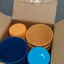 US Acrylic Newport 32 ounce Unbreakable Plastic Stackable Iced-Tea Tumblers in 4 Sunrise Colors | Set of 12 Drinking Cups | Reusable, BPA-free, Made in the USA, Top-rack Dishwasher and Microwave Safe