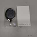 AGVEE 1ft Fixed / 2.3ft Extend USB-A to C Charger Cable Mountable One Way Retractable 2.4A Fast Charging Cord, Pocket-Sized for iPhone 16 15, Samsung, Android, Desk Organizer, Black