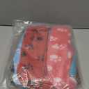 Tegeme 12 Pieces Fleece Blankets for Pets Dog Puppy Paw Print Cat Bedding Cover Blanket for Small Animals Pig Cage Liner Sleep Mat Pad Kitten Soft Warm(Cute Style,12 x 12 Inches)