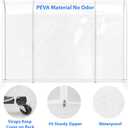 Simple Houseware Clear Garment Rack Cover