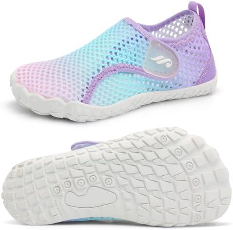 JIASUQI Kids Water Shoes for Boys Girls Barefoot Swim Beach Shoes Quick Dry Hiking Shoes Sneakers for Kids Size 33