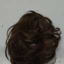 Juvabun Hair Extensions Dark Brown  Soft Curly Hair Extensions Clip-In for Natural Volume & Quick Updo Styling Hair Bun Maker