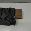 Grope Small Folding Camping Table with Aluminum Table Top, Beach Table for Sand with Carrying Bag,Prefect for Outdoor, Picnic, BBQ, Cooking, Festival (Coffee-L)