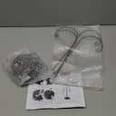 Electric Rotating Ornament Display Stand, Metal Ornament Hangers Stands, Christmas Ornaments Holder for Crafts, Crystal Glass Balls, Baubles, Xmas Gift & Tabletop Decorations(Tree Style)