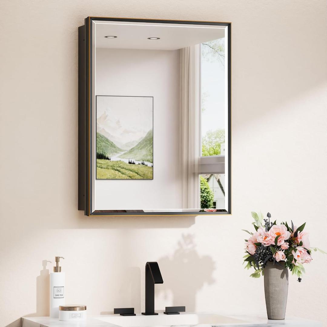 20 x 26 Medicine Cabinets for Bathroom, Oil Rubbed Bronze