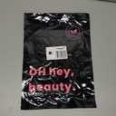 2 Pcs Extra Large Satin Hair Bonnet for Sleeping Cap 17 inches Jumbo Silk Sleep Bonnet for Women (Black & Purple)