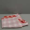 Waterproof Checkered Tablecloth Fabric - Rectangle 58x84 Inch Classic Gingham Buffalo Plaid Table Cloth for Indoor/Outdoor Use - Washable Table Cover for Kitchen, BBQs, and Parties