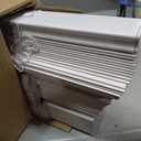 LazBlinds 2" Faux Wood Horizontal Blinds for Window 34" W x 72" H
Room Darkening Window Blinds with Royal Valance, White