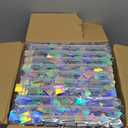 Shimmer Wall Backdrop Silver Iridescent Square Sequin Wall Panel Backdrop Decor for Wedding, Anniversary, Birthday, Party, 36 Panels