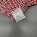 Women Y2K Gingham Peplum Cami Shirt Sleeveless Bow Tie Camisoles Spaghetti Strap Plaid Tank Tops Summer Striped Crop Top (Medium, D Lace Trim Red)