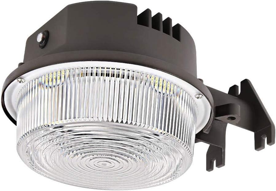 LED Barn Light 70W, Dusk to Dawn Outdoor Light with Photocell, LED Yard Area Light 5000K Daylight 10,500lm 700W MH/HPS Replacement, AC100-277V IP65 Waterproof for Farmhouse Garage, ETL Listed