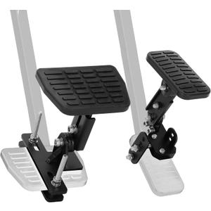 Pedal Extenders for Short Drivers-Brake pedals suitable for most models(1.2in-2.3in)&Accelerator (1.7in - 3.5in) Extensions with Anti-Slip Design,Durable Metal Construction & Easy Installation