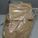 OUTUXED 60pcs 16x6x12 Inch Large Paper Bags with Handles, Kraft Brown Paper Gift Bags for Business, Merchandise, Gifts, Shopping, Retail Stores, Birthday Party