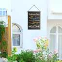 Playhouse Rules Garden Flag, Funny Neutral Colors Welcome Yard Sign for Outside, Clubhouse Home Tree House Decor, Cute Flag for Kids Gifts for Children Outdoor Decor