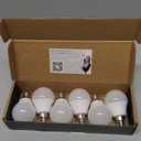 Ceiling Fan Light Bulb E12 LED Bulb 4000K Natural Daylight Candelabra LED bulb 60 Watt Equivalent Hansang Chandelier Light Bulbs A15 Shape Candelabra Base for Ceiling Lights,600LM, Non-Dimmable 6 Pack