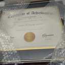 ELSKER&HOME 11x14 Diploma Frame with Black Mat,Real Cherry Wood