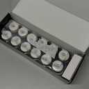 SoulBay Flameless Candles with Remote Control Timer & Charging Base, 12pcs USB Rechargeable Battery LED Tea Lights Candles Small Votive for Lantern Pool Mantle Weddings Emergency Christmas Decorative