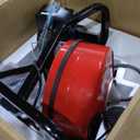 VEVOR 50FT x 1/2Inch Sewer Snake Machine, Drain Cleaning Machine on 4 Wheels, Electri Drain Auger with 4 Cutters & Foot Switch for 1''- 4'' Pipes