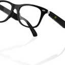 Smart Glasses for Men and Women, Blue Light Filtering Lenses, Bluetooth Audio Glasses with Mic & Speakers, Touch & Voice Assistant Compatible - Up to 6 Hrs Battery, for Office, Driving