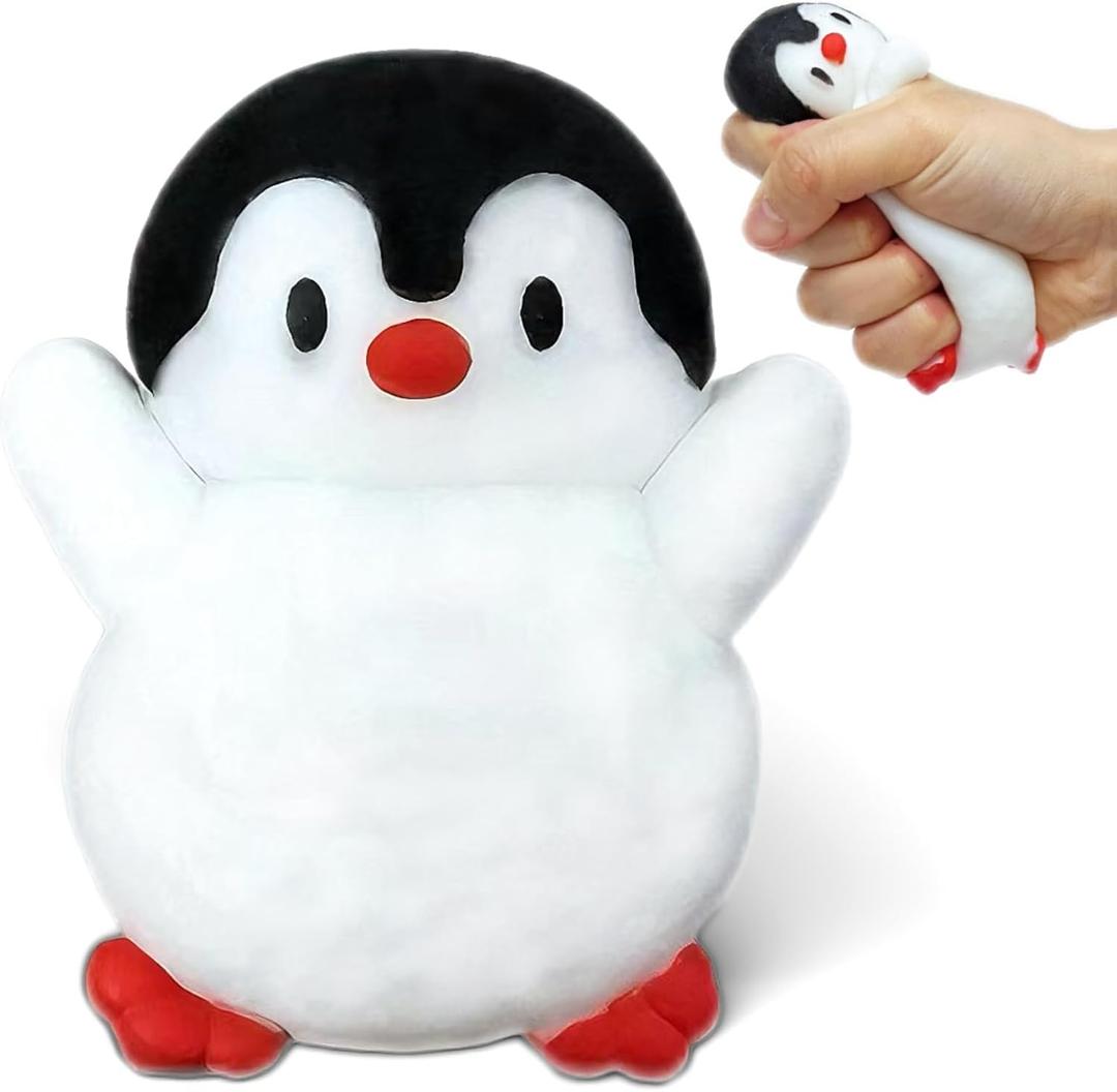 Penguin Taba Squishy, Kawaii Squishies, Penguin Sticky Stress Balls for Kids Sensory Toy, Cute Animals Stress Squeeze Ball, Taba FuFu Squishy Toys for Kids, Birthday Gifts
