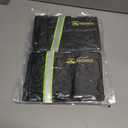 2 x Outdoor Faucet Covers for Winter Freeze Protection, Hose Bib Covers for Winter, Water Spigot Cover Winter Insulated, 4 Pack 5.9" x 8.3" Pipe Wrap Insulation Cover Socks Outside Faucet Freeze Protector (Black)