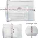 240530811 Refrigerator Meat Cripser Pan Compatible with Frigidaire Kenmore Refrigerator -Replaces 240530801, 240530813,240354201(15.7 * 11.6 * 4.3 INCH)