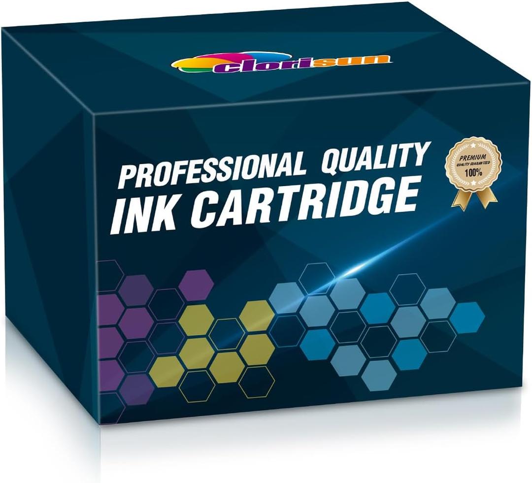 Clorisun 923 Ink Cartridges for HP Printers (Black, Cyan, Magenta, Yellow, 4-Pack)