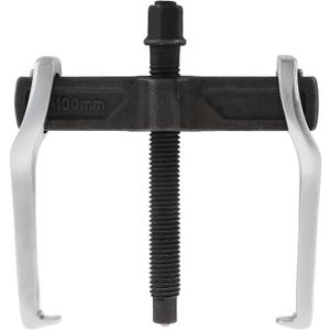 ChgImposs 4 Inch CR-V 2-Jaw Gear Puller, Adjustable Bearing Puller Gears, Reversible Removal Tool for External Internal Pulling, Single Hook Two Claws Puller Tool Separate Lifting Device