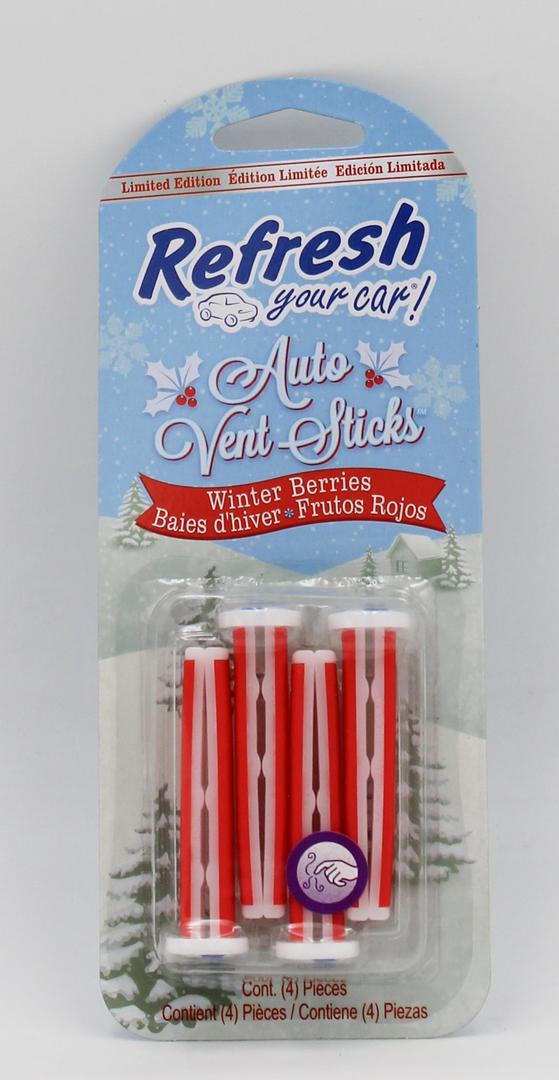 Refresh your car! winter berries vent sticks car air freshener(4 pack)  6pcs