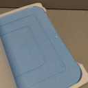 2 Pack Diatomaceous Earth Bath Mat, Stone Shower Mat, Non-Slip Super Absorbent Quick Drying Bathroom Kitchen Floor Mat, Blue, 24x15