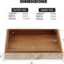 Handicrafts Home Decorative Box 8x6 Photo Storage Box, Jewelry Organizer, Modern Decorative Storage Box with Lid, Bohemian Table Dcor, Vintage Keepsake Box for Shelf or Coffee Table Dcor