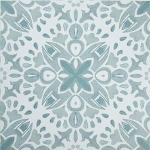 RoomMates FT4597BX Amalfi Green Peel and Stick Floor Tile,  12 x 12 x 0.05 inches