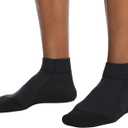 XUKER Neoprene Socks, 2mm Sand Proof Beach Volleyball Soccer Socks for Men Women (Black)