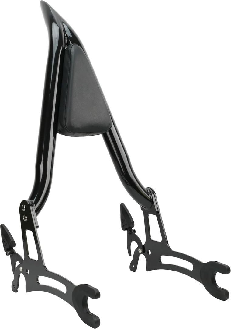 YHMOTO 17'' Detachable Passenger Backrest Sissy bar for Indian Challenger Chief Chieftain Indian Pursuit Springfield Roadmaster Vintage 2014-2024 (22''Black)