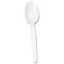 Dixie TH207 Plastic Cutlery Heavyweight Teaspoons, White (Pack of 100)