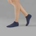 MONFOOT Men's/Women's 4-10 Pairs Cotton Cushion Low Cut Ankle Socks, Multipack