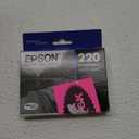 EPSON 220 DURABrite Ultra Ink Standard Capacity Black Cartridge (T220120-S) Works with WorkForce WF-2630, WF-2650, WF-2660, WF-2750, WF-2760, Expression XP-320, XP-420, XP-424