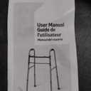 MediChoice Dual-Release Two Button/Folding Walker, Height Adjustable, Aluminum, 300 lb. Capacity (1 Each)