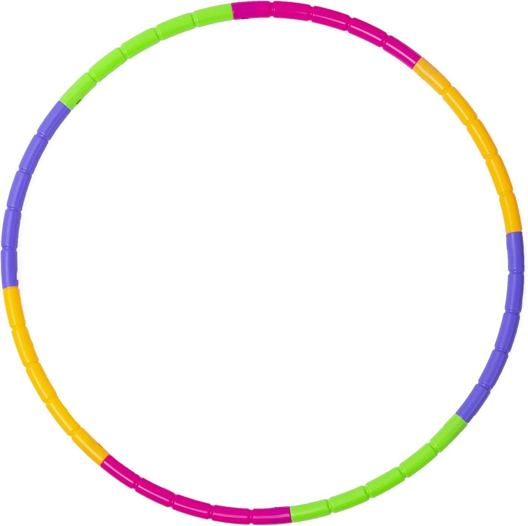 Hoola Hoop for Kids Detachable Exercise Children Hoopa for Sports & Playing (Multicolour)