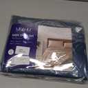 MR&HM Satin Bed Sheets with Elastic Corner Straps, Queen Size Sheets Set, 4 Pcs Silky Bedding Set with 15 Inches Deep Pocket for Mattress (Queen, Mood Indigo)