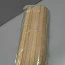 AMZDEPOT Natural Bamboo Wall Panel for Interior Wall Decor, Renewable Pole Wrap Wainscoting Paneling for Wall Ceiling Furniture Cabinet Office, 48 x 96 Inch, Carbonized
