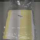 Cotton Oversized Beach Towel - Large 70 x 35 Inch Pool Towel, Yellow Striped Quick Dry Swimming Cabana Towel
