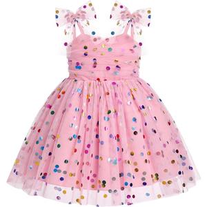 Toddler Baby 1st Birthday Girl Cake Smash Outfit Self-tie Floral Tutu Dress Ruffle Halloween Party Photo Shoot 100