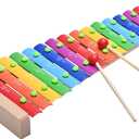 LIEKE Xylophone 15 Tones Glockenspiel Musical Instrument Toy Gift for kids