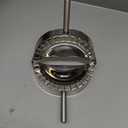 COTEY 6 Inch Empanda Press, Large Stainless Steel Dumpling Maker, 2-in-1 Dough Cutter/Dumpling Mold for Empanada, Dumpling, Ravioli, Pierogi & Hand Pie