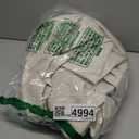 100% Blackout Shield Linen Blackout Sliding Door Curtains for Living Room, Back Tab/Rod Pocket Thermal Insulated Curtains for Sliding Glass Doors, 1 Panel Set, 100" W x 84" L, Cream