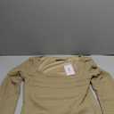 ZESICA Women's Long Sleeve Shirts 2026 Spring Fashion Square Neck Slim Fit Basic Going Out Tops Trendy Outfits Size L