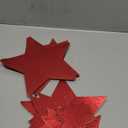 70 Pcs Red Star Centerpieces for Movie Night Party Decorations 3D 2025 Graduation Table Decor 3 Sizes 8" 5" 3" Red Carpet Film Show Theme Birthday Party Back to School Table Decor