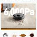 SwitchBot K11+ Robot Vacuum & Mop with Matter, 6000Pa Suction, 90-Day Hands-Free Self-Emptying, LDS Navigation, 3.6 Ultra-Slim, Anti-Tangle for Pet Hair, Works with Alexa, Google Home, Apple Home